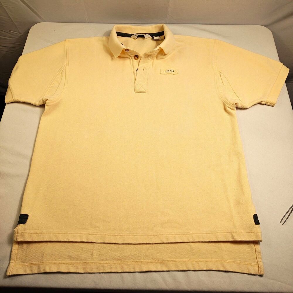 Vintage 00's Orvis Signature Pique Polo Made in Macau Size US M